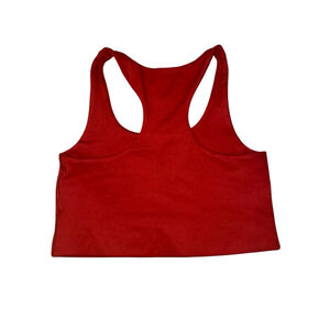 Girlfriend Collective rusty Red Sports Bra Size S